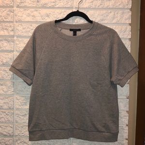 Short sleeve sweatshirt
